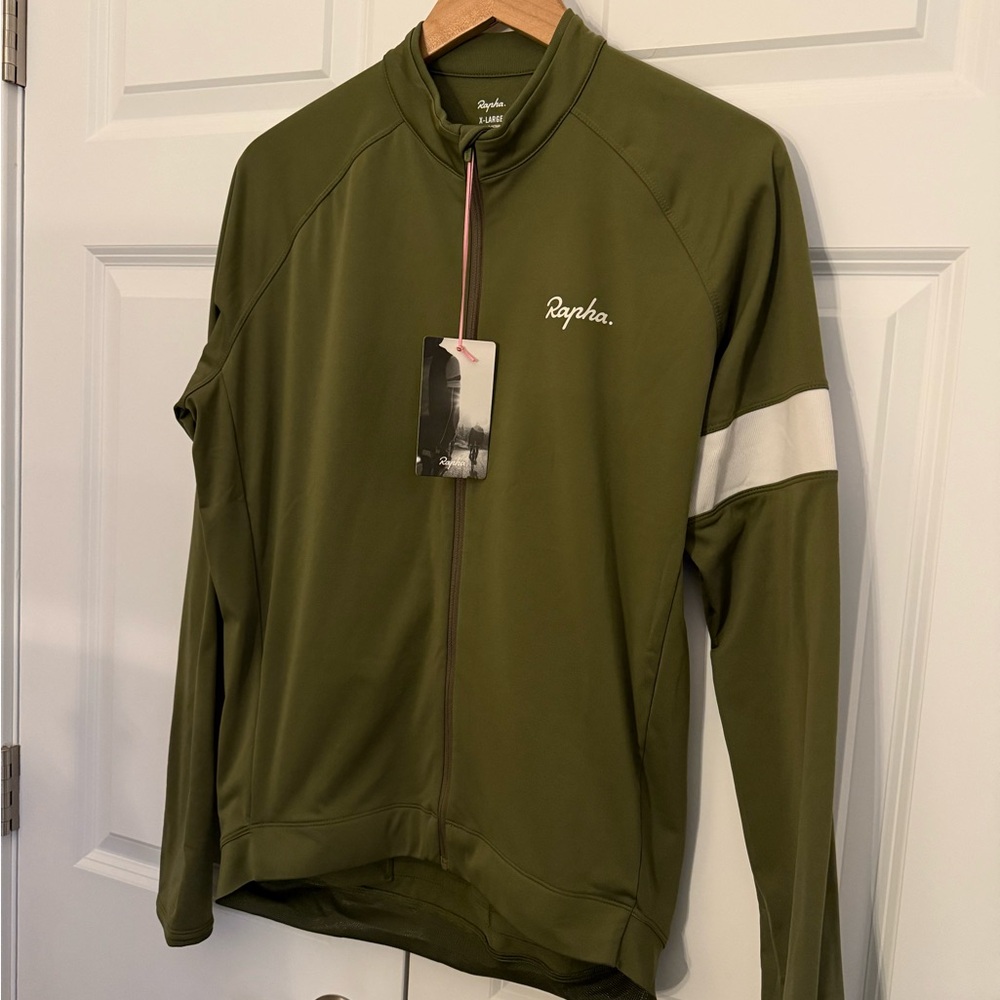 Rapha Men's Long Sleeve Core Jersey in Olive